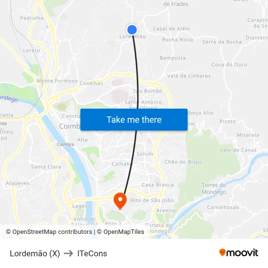 Lordemão (X) to ITeCons map