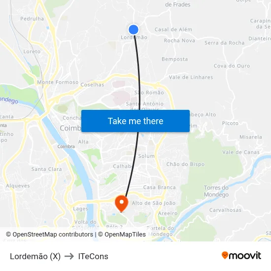 Lordemão (X) to ITeCons map