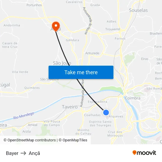 Bayer to Ançã map