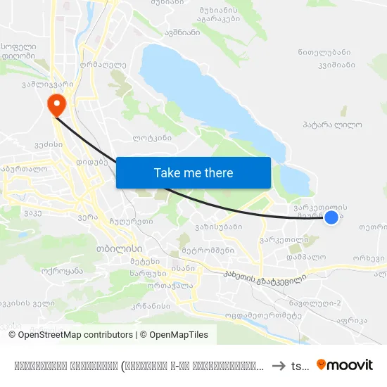 ვარკეთილის მეურნეობა (სამგორის ქ-ის გადაკვეთასთან) - [2951] to tssu map