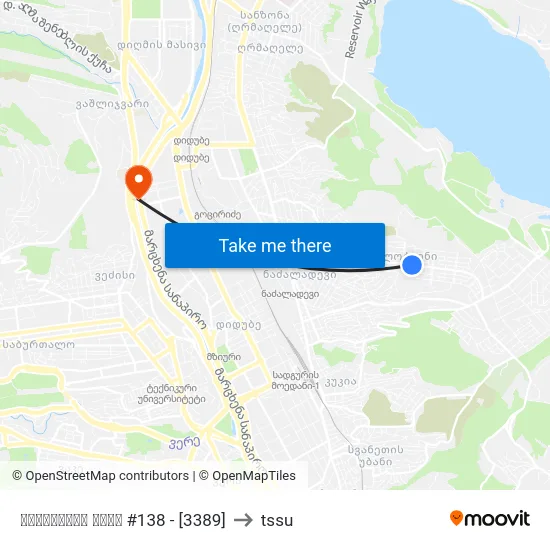 წერონისის ქუჩა #138 - [3389] to tssu map