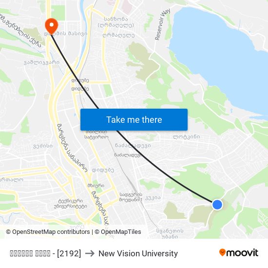 ნორიოს ქუჩა - [2192] to New Vision University map