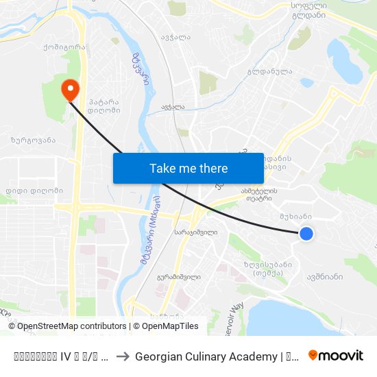 მუხიანის IV ბ მ/რ #3-ის მოპირდაპირედ to Georgian Culinary Academy | საქართველოს კულინარიის აკადემია map