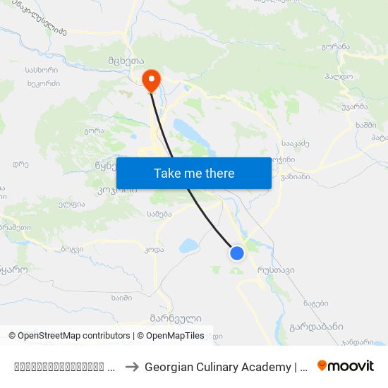 სასჯელაღსრულების დაწესებულება - [2947] to Georgian Culinary Academy | საქართველოს კულინარიის აკადემია map