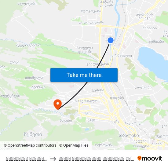 ქირურგიის  ეროვნული ცენტრი - [3306] to ივანე ჯავახიშვილის სახელობის თბილისის სახელმწიფო უნივერსიტეტი map