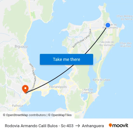 Rodovia Armando Calil Bulos - Sc-403 to Anhanguera map