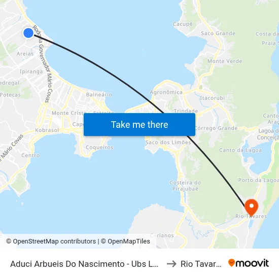 Aduci Arbueis Do Nascimento - Ubs Luar to Rio Tavares map