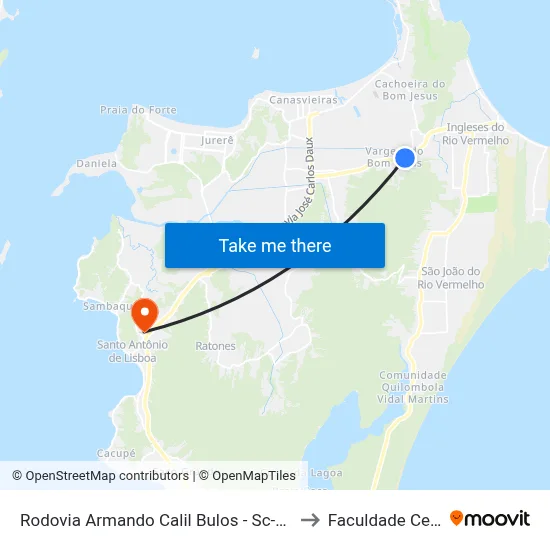 Rodovia Armando Calil Bulos - Sc-403, 3175 to Faculdade Cesusc map