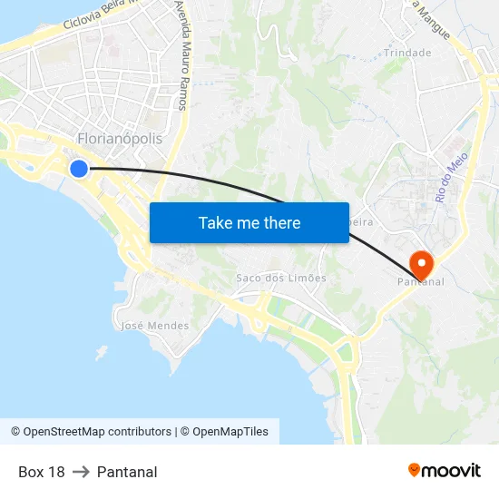 Box 18 to Pantanal map
