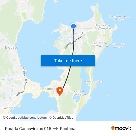 Parada Canasvieiras 015 to Pantanal map