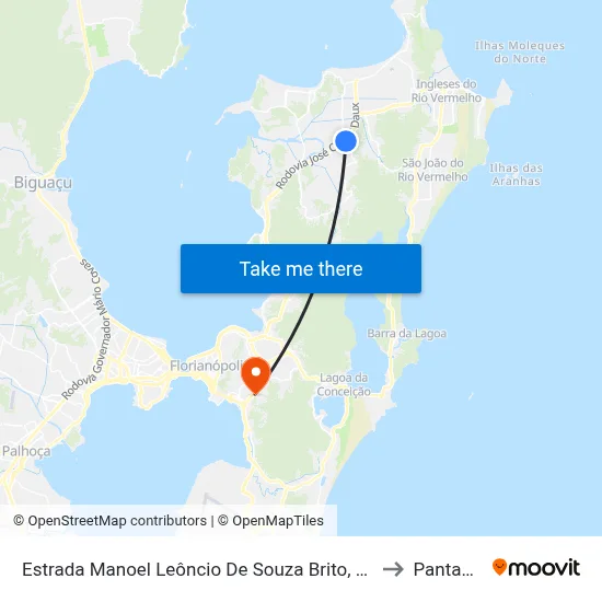 Estrada Manoel Leôncio De Souza Brito, 277 to Pantanal map