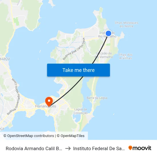 Rodovia Armando Calil Bulos - Sc-403 to Instituto Federal De Santa Catarina map