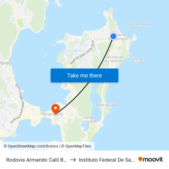 Rodovia Armando Calil Bulos - Sc-403 to Instituto Federal De Santa Catarina map