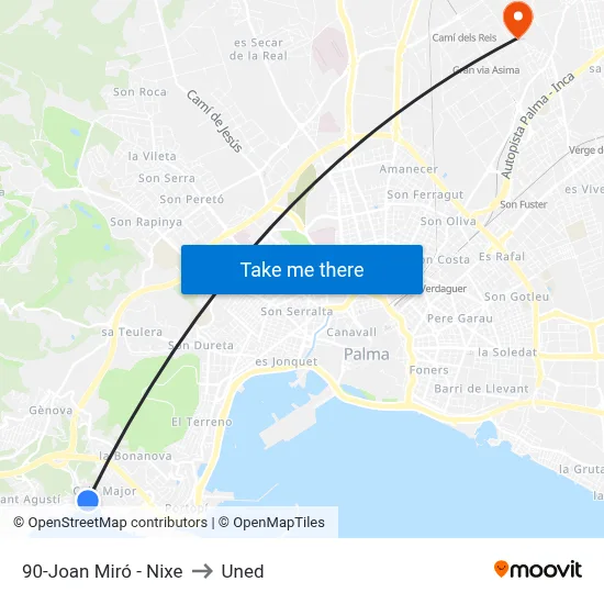 90-Joan Miró - Nixe to Uned map