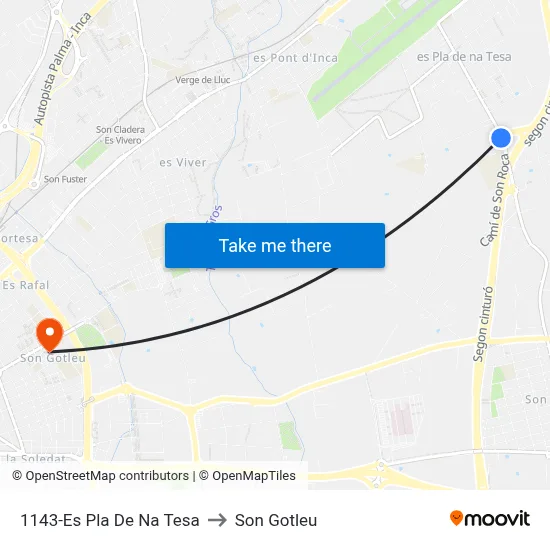 1143-Es Pla De Na Tesa to Son Gotleu map