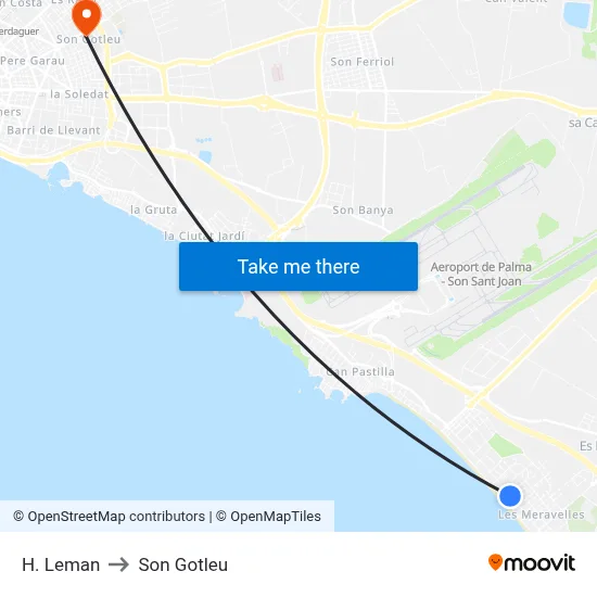 H. Leman to Son Gotleu map