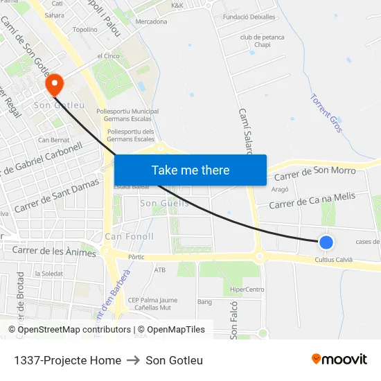 1337-Projecte Home to Son Gotleu map
