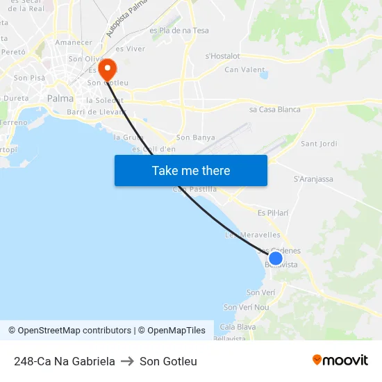 248-Ca Na Gabriela to Son Gotleu map