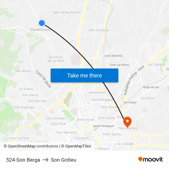 524-Son Berga to Son Gotleu map