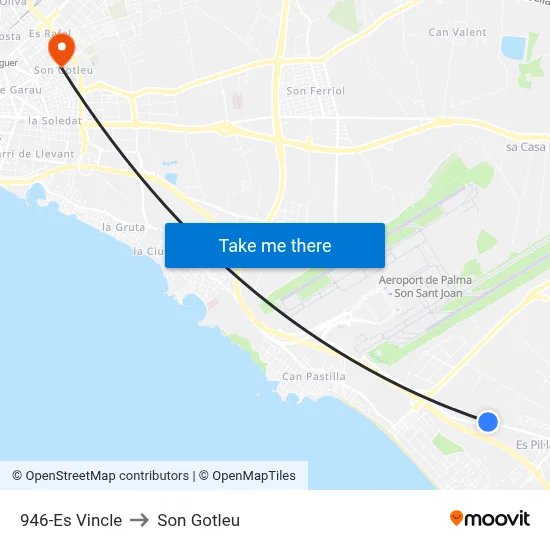 946-Es Vincle to Son Gotleu map