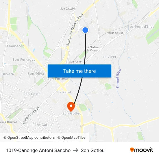 1019-Canonge Antoni Sancho to Son Gotleu map