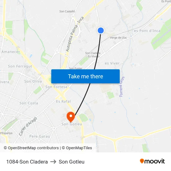 1084-Son Cladera to Son Gotleu map