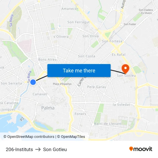 206-Instituts to Son Gotleu map