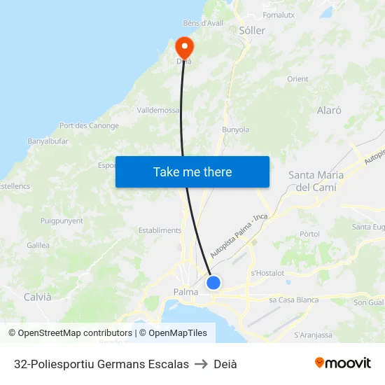 32-Poliesportiu Germans Escalas to Deià map