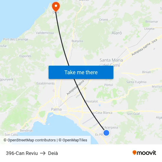 396-Can Reviu to Deià map