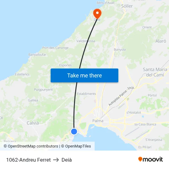 1062-Andreu Ferret to Deià map