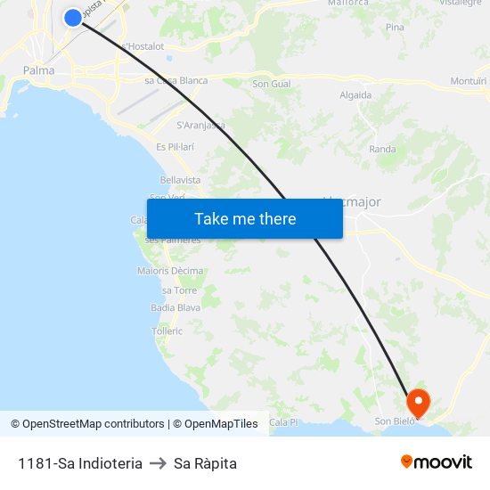 1181-Sa Indioteria to Sa Ràpita map