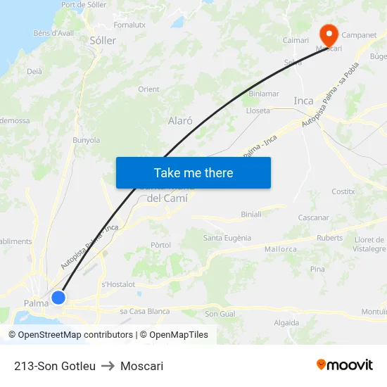 213-Son Gotleu to Moscari map