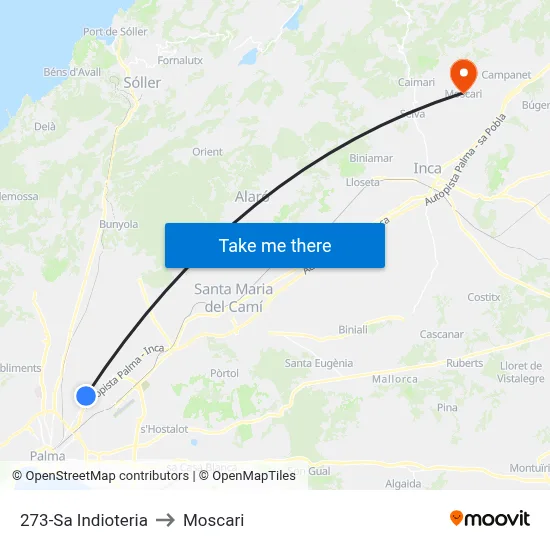 273-Sa Indioteria to Moscari map
