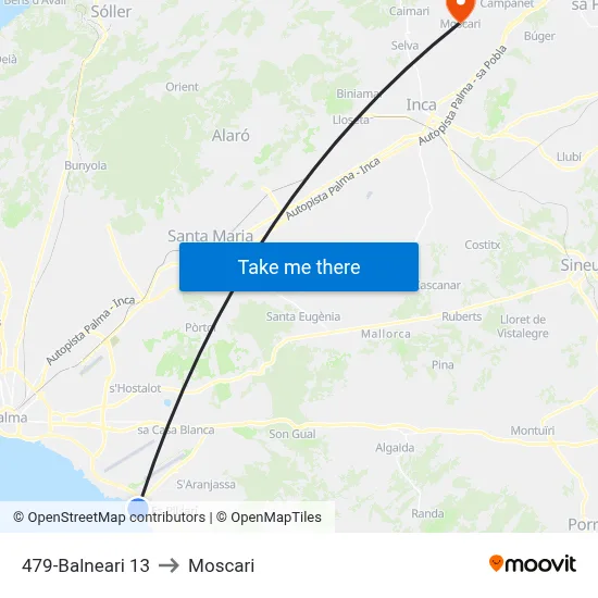 479-Balneari 13 to Moscari map