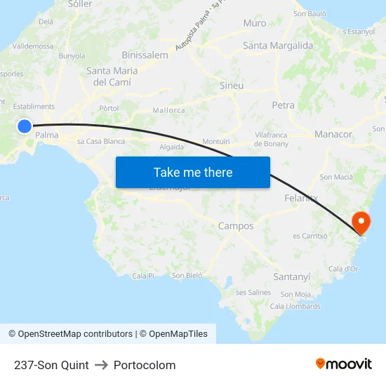 237-Son Quint to Portocolom map