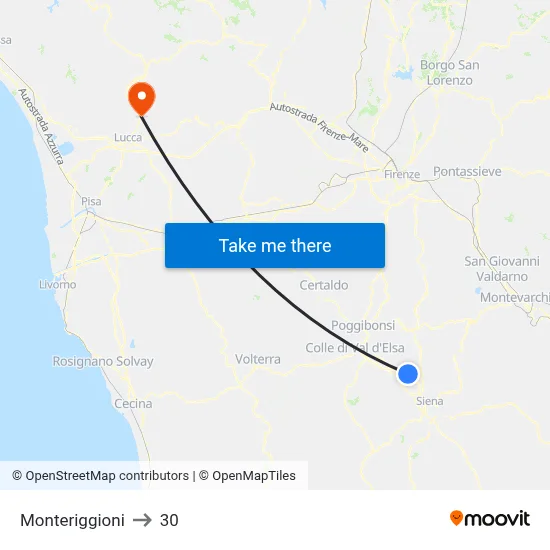 Monteriggioni to 30 map