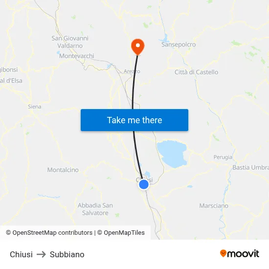 Closed to Subbiano map