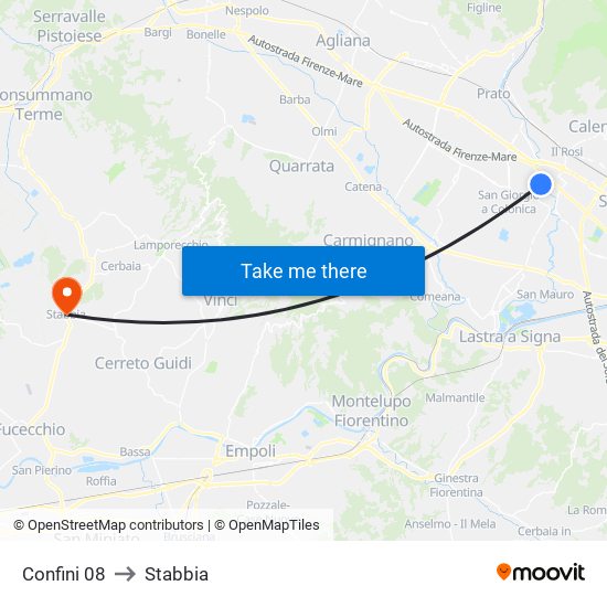 Confini 08 to Stabbia map