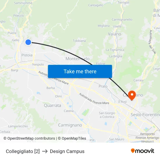 Collegigliato [2] to Design Campus map