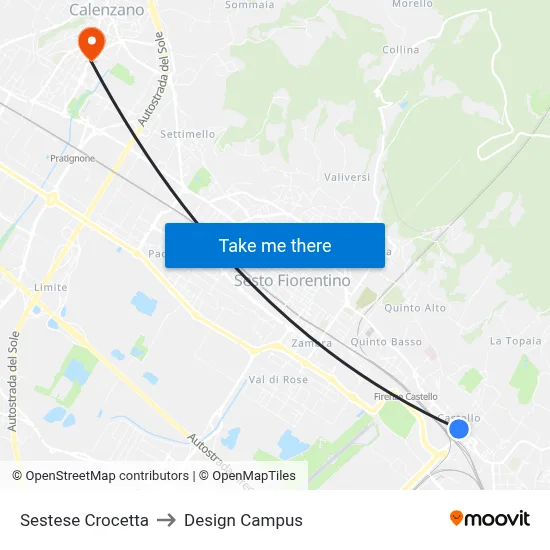 Sestese Crocetta to Design Campus map