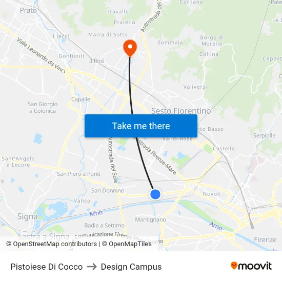 Pistoiese Di Cocco to Design Campus map