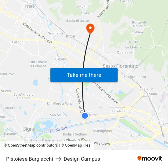 Pistoiese Bargiacchi to Design Campus map