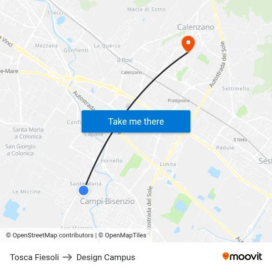 Tosca Fiesoli to Design Campus map