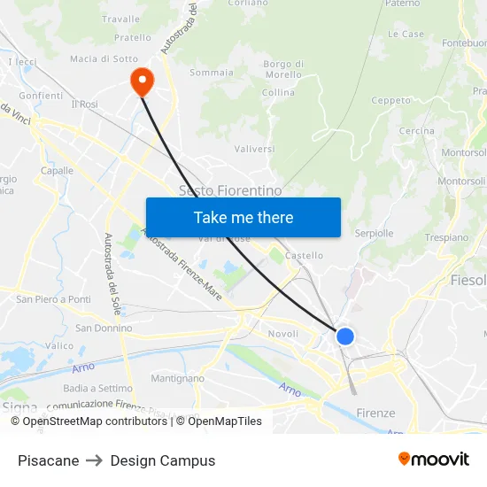 Pisacane to Design Campus map