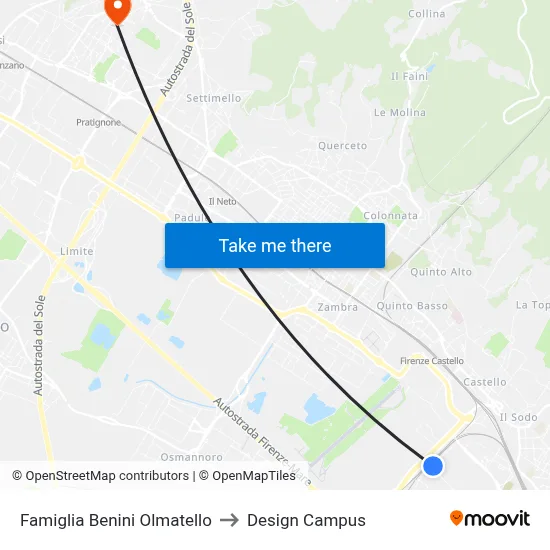 Famiglia Benini Olmatello to Design Campus map