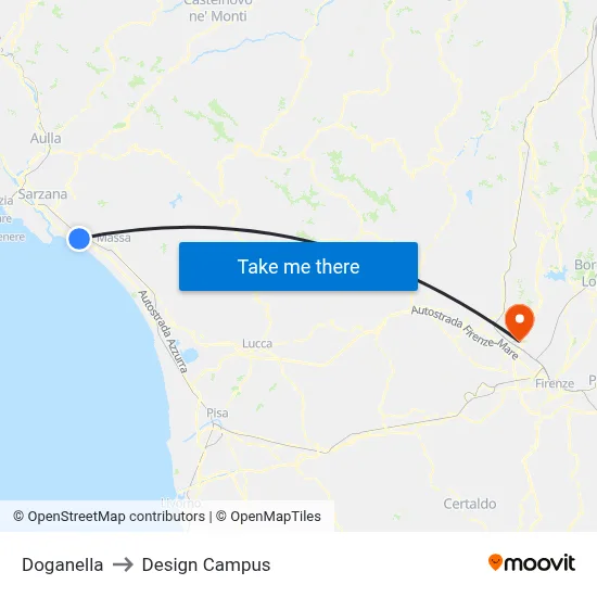 Doganella to Design Campus map