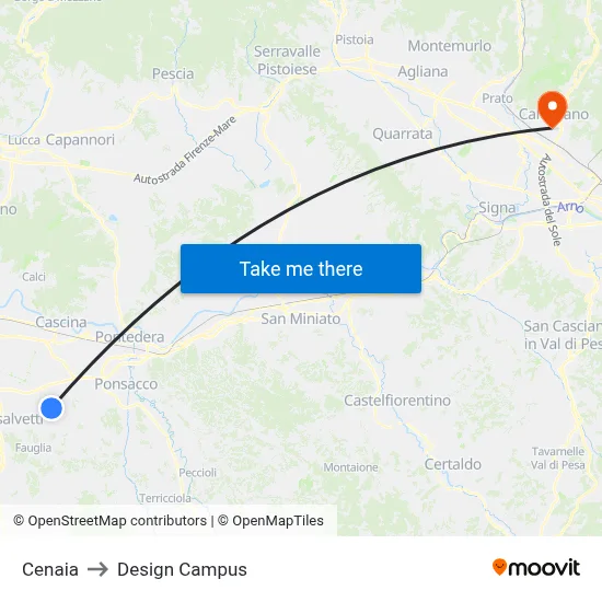 Cenaia to Design Campus map