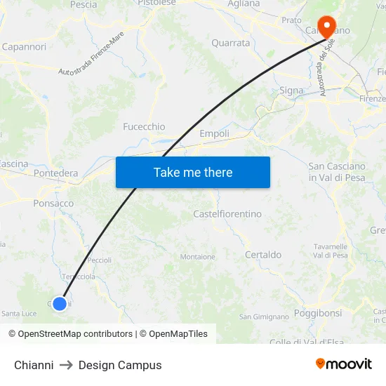 Chianni to Design Campus map