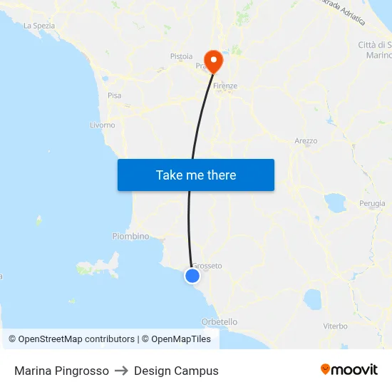 Marina Pingrosso to Design Campus map