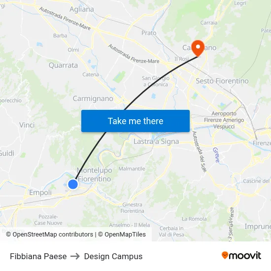 Fibbiana Village to Design Campus map
